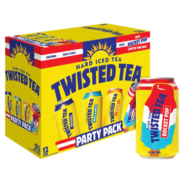Twisted Tea Rocket Pop Party Pack - 12Pk