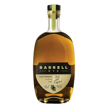 Barrell Batch 002 Rye Whiskey