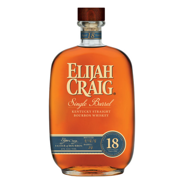 Elijah Craig 18 Year Old Single Barrel Bourbon Whiskey