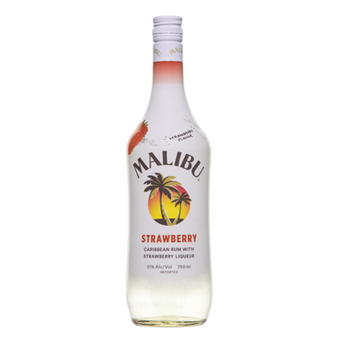 Malibu Strawberry Caribbean Rum | 750ml